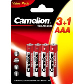 Батарейка AAA мизинчиковая Camelion Plus (4 штуки в упаковке)