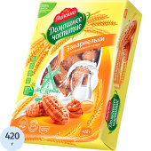 Печенье сдобное в глазури Домашнее чаепитие Заварнельки 420 г купить в интернет-магазине товаров для офиса и дома ТопГрад с доставкой