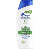 Шампунь-бальзам против перхоти Head&Shoulders 2в1 Ментол 400 мл