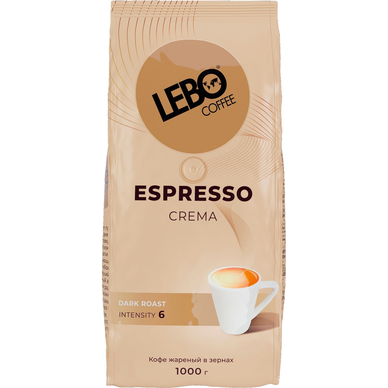 Кофе в зернах Lebo Espresso Crema 1 кг