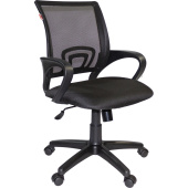 Кресло офисное Комус Мебель Easy Chair 304чёрное (сетка/ткань, пластик)