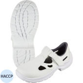 Полуботинки с перфорацией (сандалии) Brener 06102 ПУ белые размер 45