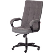 Кресло для руководителя TetChair Trendy (22) серое (ткань, пластик)