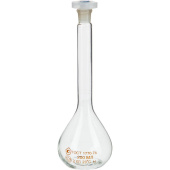 Колба мерная с пластиковой пробкой 2-200 ПП купить в интернет-магазине товаров для офиса и дома ТопГрад с доставкой