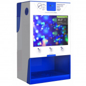 Дозатор для антисептика Next Pro сенсорный алюминий с информационным экраном 5 л
