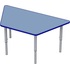 Стол трапеция на регулируемых ножках МЦ-83-7 (синий/серый, 1104х564х580  мм)