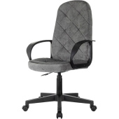 Кресло для руководителя Easy Chair 602LT серое (ткань, пластик)