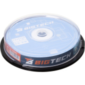 Диск CD-RW BigTech 700 МБ 12x cake box YCDRWB002 (10 штук в упаковке)