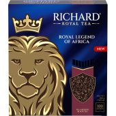Чай черный Richard Royal Legend of Africa 100 сашет