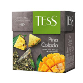 Чай зеленый Tess Pina Colada 20 пакетиков (манго, ананас)