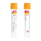 Вакуумные пробирки Acti-Fine с активатором свертывания и гелем 4 мл пластик (50 штук в упаковке) купить в интернет-магазине товаров для офиса и дома ТопГрад с доставкой