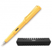 Ручка перьевая LAMY Safari цвет чернил синий цвет корпуса манго (артикул производителя 4034840)