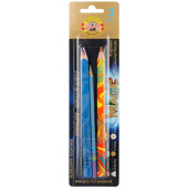 Карандаши цветные Koh-I-Noor Magic 3 цвета шестигранный/трехгранный/круглый