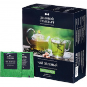 Чай Деловой стандарт зеленый 100 пакетиков
