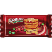 Вафли венские с земляничным джемом 100 г купить в интернет-магазине товаров для офиса и дома ТопГрад с доставкой