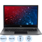 Ноутбук iRU Tactio 14RLH 14" Gray AMD Ryzen 5 7430U/8 ГБ/SSD 512  ГБ/AMD Radeon RX Vega 7 (2084802)