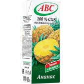 Сок АВС ананасовый 0.2 л купить в интернет-магазине товаров для офиса и дома ТопГрад с доставкой