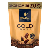 Кофе растворимый Tchibo Gold Selection 285 г (пакет) купить в интернет-магазине товаров для офиса и дома ТопГрад с доставкой