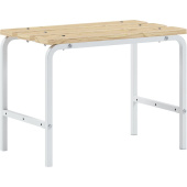 Скамья для раздевалок Металл-Завод сосна (дерево, металл, 500х350х450  мм)