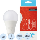 Лампа светодиодная In Home LED-A70-VC 30Вт Е27 6500К 2850Лм матовая