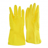 Перчатки латексные без напыления желтые (размер 9, L, 67465 )