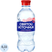 Вода питьевая Святой источник газированная со вкусом малины и грейпфрута  0.33 л купить в интернет-магазине товаров для офиса и дома ТопГрад с доставкой