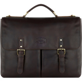 Портфель Klondike Rush Louis тёмно-коричневый из натуральной кожи  (KD1316-03)