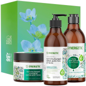 Подарочный набор косметики для женщин Synergetic Комбо для домашнего SPA