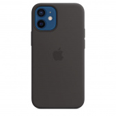 Чехол - крышка Apple Silicone Case MagSafe для iPhone 12 mini черный MHKX3ZE/A