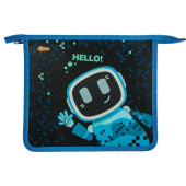 Папка для тетрадей Комус Класс Robot Hello А5 на молнии