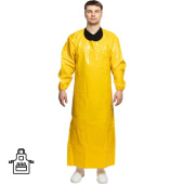 Фартук защитный КЩС Робин 2 полиуретановый желтый 0,15 мм купить в интернет-магазине товаров для офиса и дома ТопГрад с доставкой