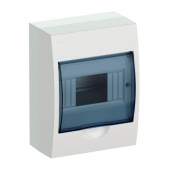 Бокс пластиковый навесной 1 ряд 6 модулей ЩРН-П-6 IP41 IEK (MKP12-N-06-40-20)