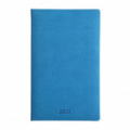 Еженедельник датированный 2021 год InFolio Vienna искусственная кожа A5 64 листа голубой (130x205 мм)