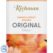 Чай зелёный Richman Mango & Peach Oolong 20 пирамидок