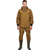 Костюм рабочий летний мужской противоэнцефалитный КБР хаки (размер 56-58, рост 182-188)