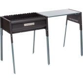 Гриль термо Forester с крышкой и столом сталь (BQ-703)