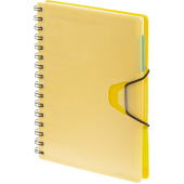 Ежедневник недатированный Attache Bright Colours пластик А5 136 листов желтый (165х208 мм)