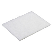 Пад ручной Vileda Professional абразивный мягкий 22x15 см белый (10 штук в упаковке)