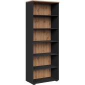 Стеллаж для документов Easy Loft (дуб натуральный/графит, 786х420х2106 мм)