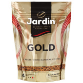 Кофе растворимый Jardin Gold 240 г (пакет) купить в интернет-магазине товаров для офиса и дома ТопГрад с доставкой