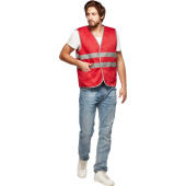 Жилет рабочий летний Тип 1Т с СОП красный (размер 48-50, рост 170-176)