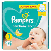 Подгузники для детей Pampers 2-5 кг (94 штуки в упаковке)