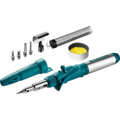 Горелка газовая Kraftool Solderpro 120K в форме ручки, набор 10в1 (55503-H10)