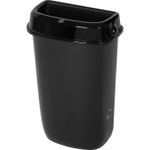 Контейнер для мусора подвесной Luscan Professional 12 л пластик черный (51.8x41.39x19.5 см)