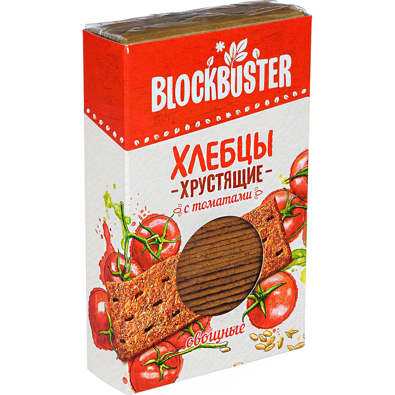 Хлебцы Blockbuster с томатами пшеничные 130 г