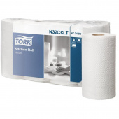 Полотенца бумажные Tork 2-слойные белые 4 рулона по 20.4 метров