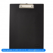 Папка-планшет с зажимом Attache A4 пластиковая черная