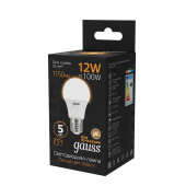 Лампа светодиодная Gauss 12W А 12Вт E27 3000К 1150Лм 265В 102502112