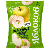 Чипсы Яблоков из кисло-сладких яблок 25 г купить в интернет-магазине товаров для офиса и дома ТопГрад с доставкой