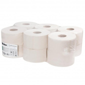 Бумага туалетная в рулонах Veiro Professional Q2 Basic 1-слойная 12 рулонов по 200 метров (артикул производителя T102)